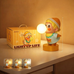 RUIDEDAN | Night Light Table Decoration Gift for Friends Girls with Digital Clock