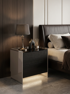 Modern Minimalist Bedside Storage Cabinet