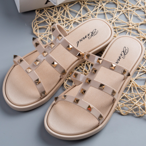 Summer New Arrival Womens Slippers Soft Bottom Fashion Sandals Liu Ding Outdoor All-Matching Seaside Beach Bathroom Bath
