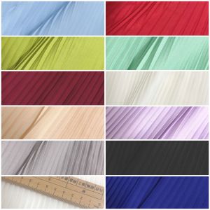 Vải Voan Pha Lê Mới Trơn Tru Phong Cách Trung Hoa Vải Voan Xếp Ly Bướm DIY Quần Áo Trang Phục Đa Năng Chất Liệu Vải