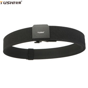 TUSHI New Hard Tactical Belt for Men Metal Automatic Buckle IPSC Gun Belt 1100D Nylon Military Belt Outdoor Sports Girdle Male