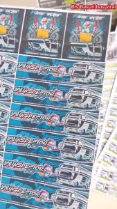 SETIKER BUS BASURI SETIKER BIS TEMPELAN ISI SATU LEMBAR 20 SETIKER