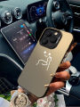 Acrylic iPhone 15 Case Men's Full Cover Anti-Fall Matte Style Protective Shell Compatible with Various Models Dustproof Hard Case. 