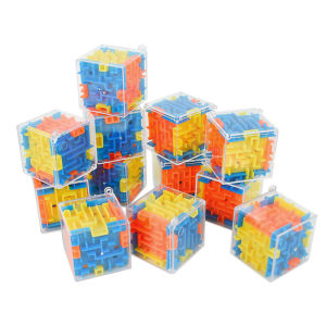 1-10Pcs 3D Cube Rolling Beads Maze Toy Kids Boy Girl Birthday Party Favors Goody Bag Pinata Filler Christmas Wedding Guests Gift
