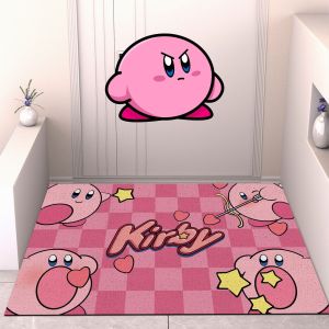 Thảm Lông Tròn Họa Tiết Hoạt Hình Dễ Lau Chùi Chống Trượt Thảm Cửa Phòng Khách Thảm Trải Sàn Trong Nhà Chất Liệu Sợi Polyester