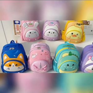 Zaman Now - Tas Ransel 3D Karakter Cartoon 3 Dimensi Kualitas Import Premium Anak Sekolah Play Group / Tas Ransel Sekolah Anak