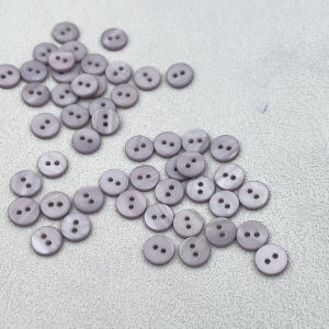 Natural Shell Buttons Handmade Knitted Mens Womens Shirt Collar Cuff Purple Taro High End DIY Sewing Accessories