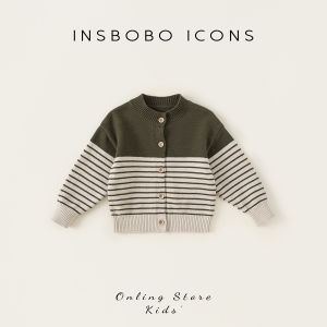 insbobo | Áo Len Dệt Kim cho Bé Trai và Bé Gái Áo Khoác