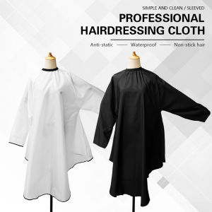 Hairdresser Sleeved shroud Apron Barber Haircut Cloth Hair Cut Cape Hairdress Gown Hairdressing Coat Barbershop Salon Accessory