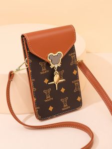 Touch Screen Cell Phone Bag Womens 2024 Summer New Arrival Shoulder Messenger Bag Fashion Vertical Small Bag Ladies Womens Bags