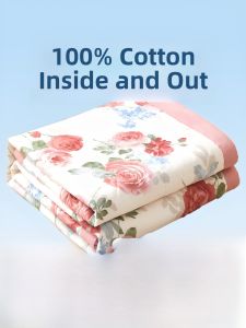 Pure Cotton Summer Lightweight Air Conditioner Quilt Washable 100% Cotton Double-Sided Breathable Comfortable Chinese Brand