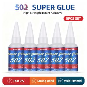 502 Super Glue 0.7oz Cyanoacrylate Adhesive Fast Dry Instant Glue for Cracks Joints Woodworking Crafts Multi Material Repair