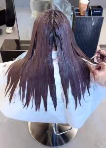 Khăn Choàng Hàn Quốc Nhuộm Tóc Bằng Vải Không Dệt Chống Nước