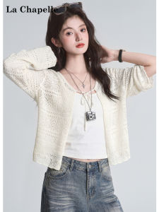 La Chapelle | Sun Protection Lace-Up Sheer Blouse For Women Long Sleeves