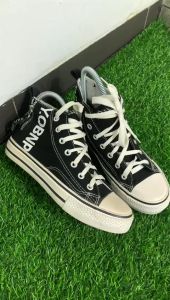 Sepatu Wanita Sneaker Import Kasual Kanvas Simple High Top Import 011