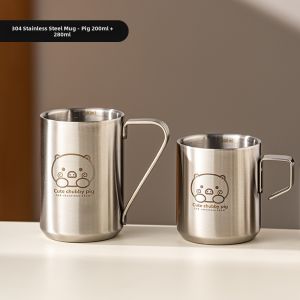 onlycook | Food Grade 304 Stainless Steel Kids Milk Cup