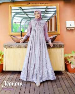 DRESS / GAMIS JEMIMA QAMARA PRODUK LATISZA OFFICIAL SPESIAL PRICE / PROMO/VIRAL