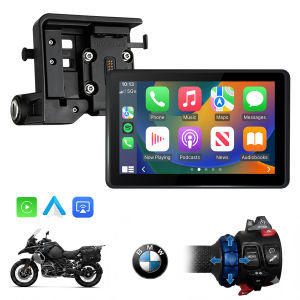 5.0" Wireless CarPlay Moto Android Auto For BMW R1200GS R1250GS F800 F900 S1000XR GPS Motorcycle Navigation For WonderWheel