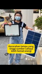 Perte lampu solar panel tahan air max sorot solar cell otomatis Lampu LED super terang