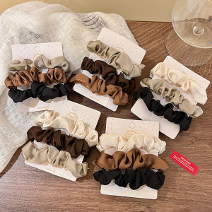 Dây Buộc Tóc Đàn Hồi Cao Dây Buộc Tóc Búi Thấp Cho Bé Gái Dây Buộc Tóc Bằng Cao Su Bền Phong Cách Mùa Thu Dây Buộc Tóc Bằng Da