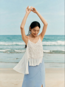 Hand-crocheted Silk Camisole