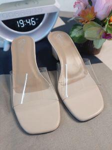 LS03 - Sandal Wanita Simpel Mika Transparant Super Elegant
