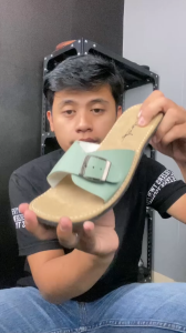 Comet - Sandal Wanita CARMEN Motif Gesper Kekinian Sandal Wanita Slop Kokop Anti Slip