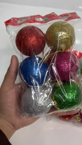 Hiasan Aksesoris Bola Natal Besar Ornamen Gantungan Pohon Hias Gantung Dekorasi Merry Christmas