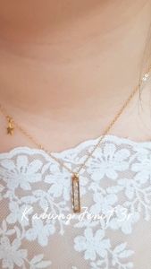 Lovelybutik - Kalung Wanita Titanium Anti Karat Jenif3r Kalung Liontin Kekinian Korea Model Terbaru Bonus Kotak Perhiasan