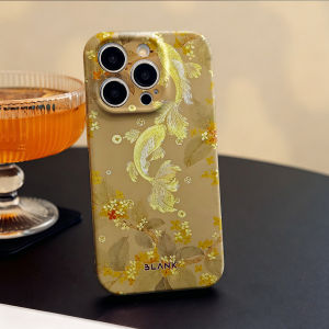 Golden Jaguar For iPhone 17 16 15 14 13 Pro Max Air 17e Hard tpu Bumper Cover Coque Case Blank