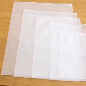 FYBEE Sealing Bag Transparent Storage Bag Frosted Moisture-proof Waterproof Travel Packing for Clothes Underwear Underpants Towel Toiletries Cosmetic