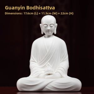 DAIYUTANG | Dehua White Porcelain Bodhisattva Zhai Zang Statue
