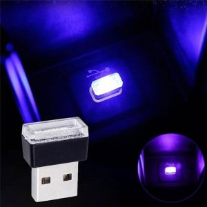 1Pieces USB LED mini Wireless Atmosphere Light Car Interior Lighting Accessory Universal