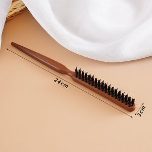 Foldable Boar Bristle Portable Travel Straightening and Curling Comb