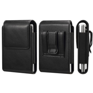 Universal Leather Case for foldable Screen Mobile Phones for Samsung Galaxy Z Fold 8 / Huawei Pura X Max Phone Pouch Waist Case