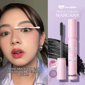 barenbliss BNB Korean Roll To Volume Mascara - Long Lasting | Waterproof | Smudgeproof | Up to 24h Volumizing Effect  | Curling | Lash-lifting| Cruelty-Free | Vegan-Friendly | Nourishing | Lightweight