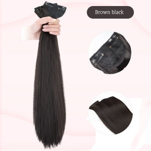 16-24 inch synthetic hair extension Wig patch invisible seamless for women three straight to increase hair volume