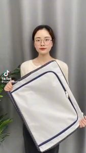 Túi Đựng Quần Áo Chăn Màn hộp vải Khung Thép Titan Cao Cấp Siêu Lớn 50x40cm