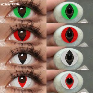 EYESHARE Cat Eye คอสเพลย์คอนแทคเลนส์สี Crazy Halloween คอนแทคเลนส์คอสเพลย์อะนิเมะเลนส์สีตา