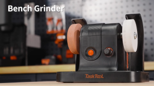 TASKTOOL 200W Electric Bench Grinder Heavy Duty Double Grinder Machine Sharpening Machine 220V/21V