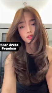 VC INNER DRESS TANPA LENGAN BAHAN JATUH PANJANG PREMIUM TEBAL