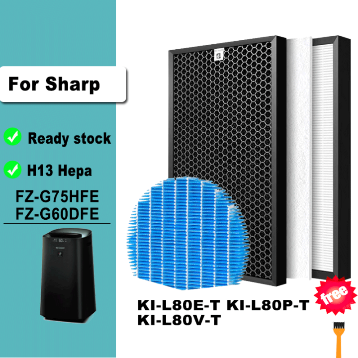 Replacement HEPA Filter FZ-G75HFE and Active Carbon Deodorizing Filter ...