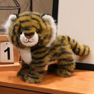 Simulation Animals Fluffy Cat Tiger Leopard Lifelike Lovely Home Dcero High Quality Soft Birthday Gifts