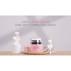 LAIKOU Japan Sakura Dark Spot Corrector Cream Day & Night Brighten Skin Tone Long Lasting Hydration 50g