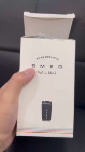 SMEG Coffee Cup 320ML Tumbler Insulated Cup Stainless Steel Portable Cup Multifunctional Cold And Hot Dual Purpose Vacuum Thermos Cup
