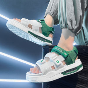 Summer Mens Sandals Outdoor Wear Driving Sports Casual Thick Bottom Anti-Slip Water-Proof Beach Shoes Breathable Comfortable