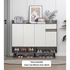 IGOHome Space Saver Shoe Cabinet: A Durable & Stylish Solution for Your Living Room