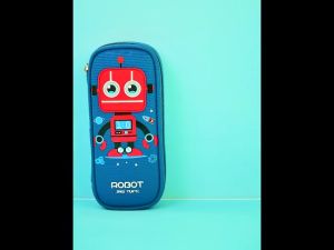 TXS07 Korean Pen Pencil Case Kanvas Anti Air Kotak Tempat Pensil TKM