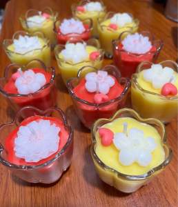12 ly Nến bơ cúng Thần Tài