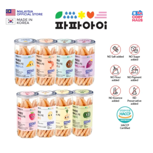 FRESHBELL Korea Organic Rice Crackers Baby Rick Stick Mineral Brown Rice Stick Kids Baby Healthy Snack Baby Crackers 37g (Expiry Date: 2026/09)